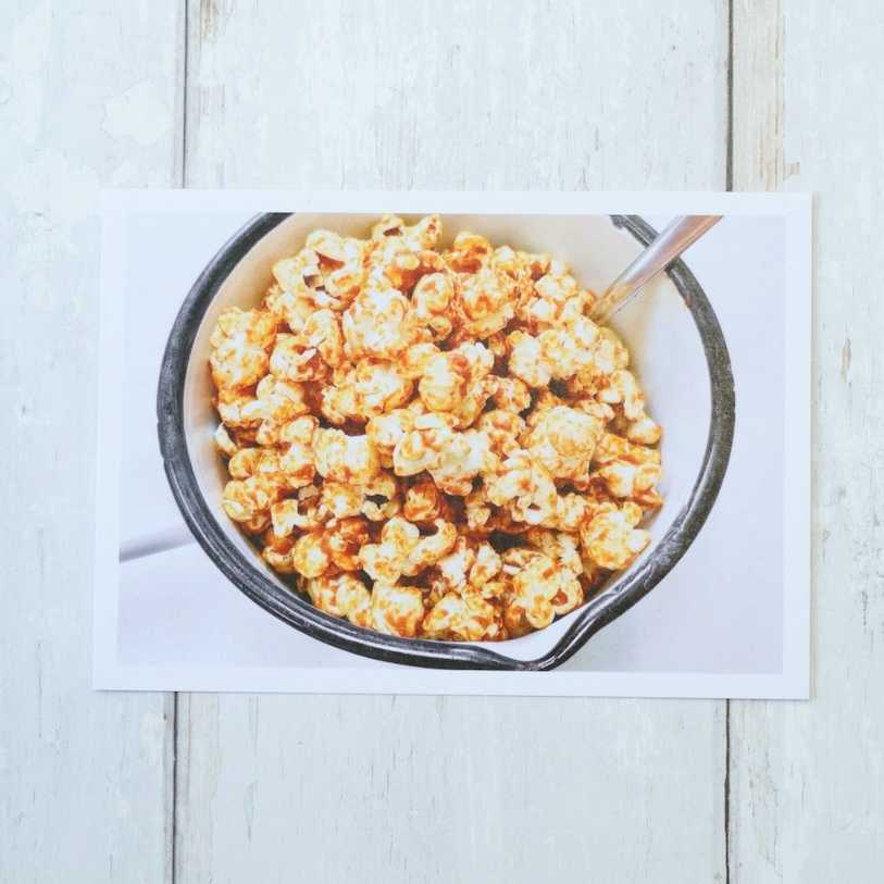 Preload Popcorn recipe card