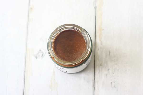 Peanut Caramel jar open from above