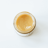 Peanut Caramel Blonde Edition jar open from above